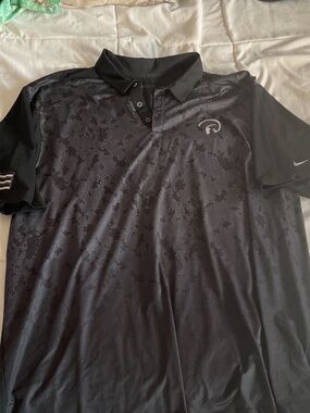 Nike Black Digital Camo Polo Shirt